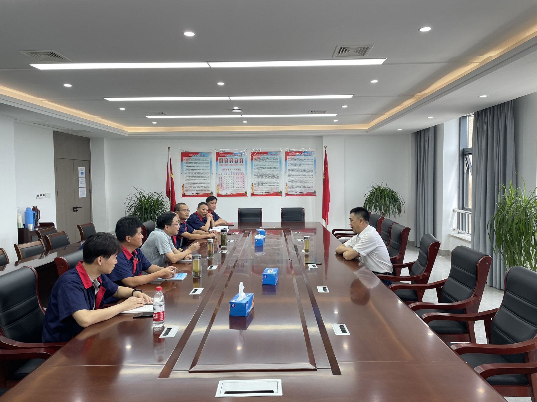 集團(tuán)公司黨委委員、總工程師周俊到公司調(diào)研 