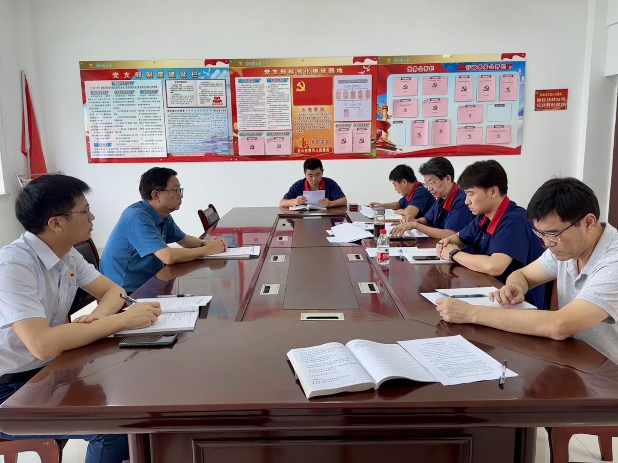 公司各黨支部召開學(xué)習貫徹習近平新時代中國特色社會主義思想主題教育專題組織生活會