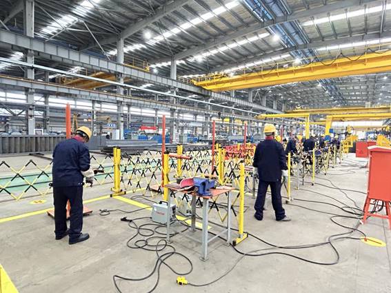 公司舉辦電焊工、電工技術(shù)比武